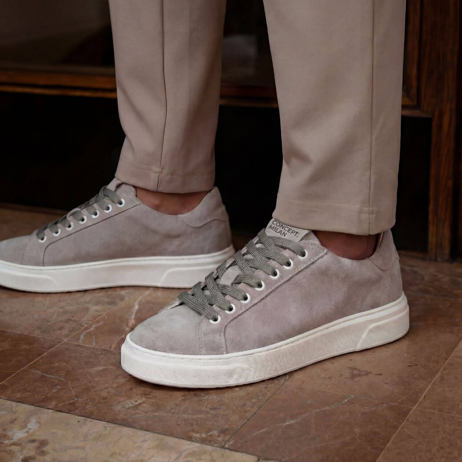 THE NICE SNEAKERS GRAY - MADE IN ITALY