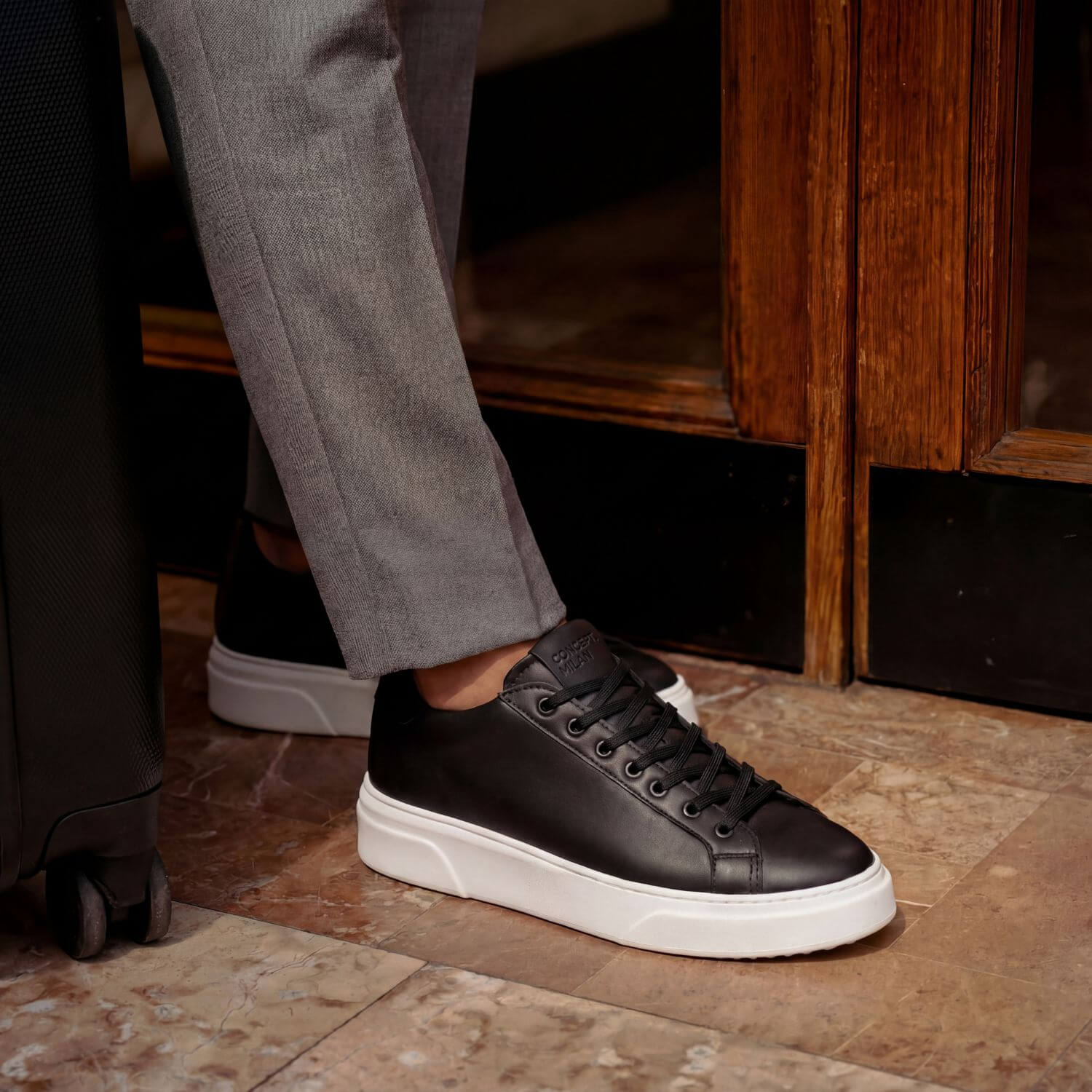 THE NICE SNEAKERS NERO/BIANCO - MADE IN ITALY
