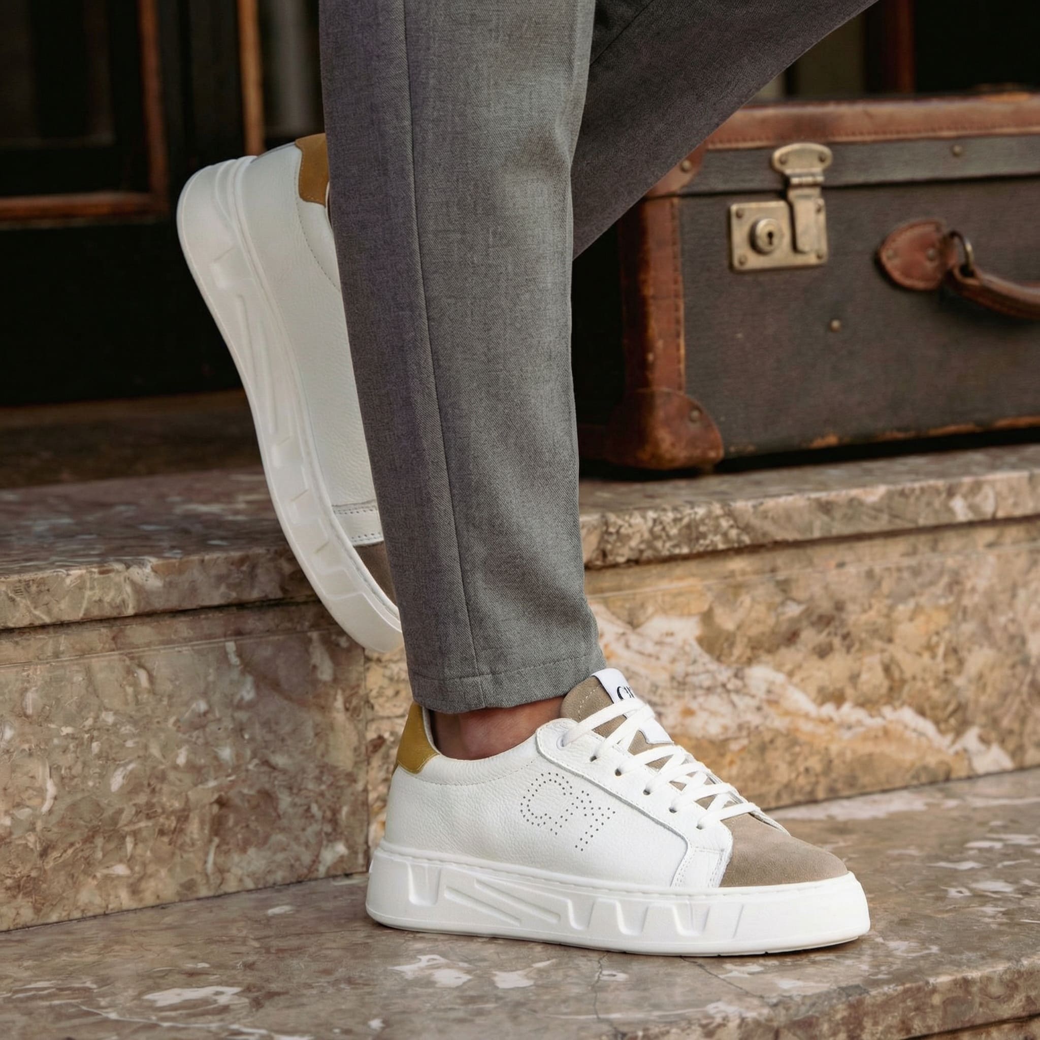 PASOL SNEAKERS GELB - MADE IN ITALY