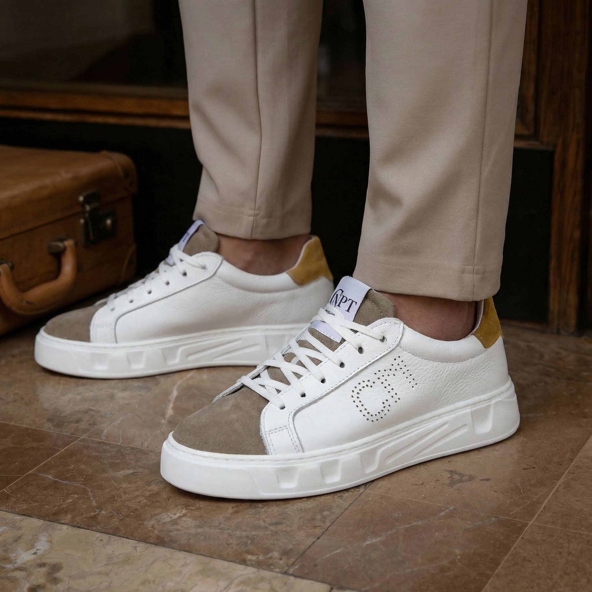 PASOL SNEAKERS GELB - MADE IN ITALY