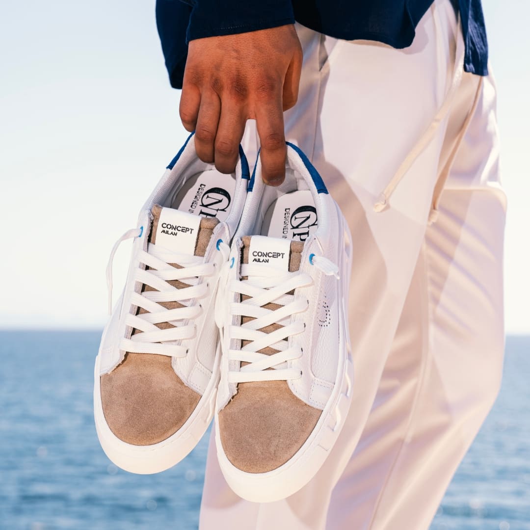 PASOL SNEAKERS BLUE - MADE IN ITALY