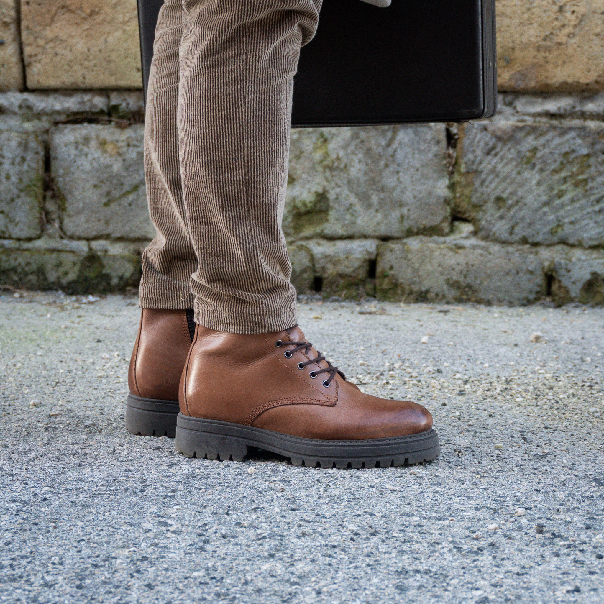 ROMA STIVALETTO IN VERA PELLE