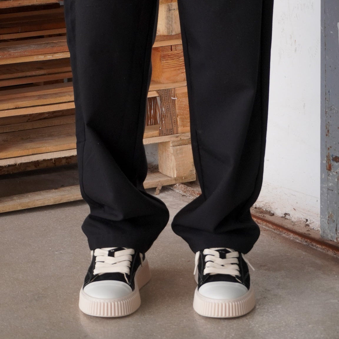 VAPOR SNEAKERS - NERO/BIANCO