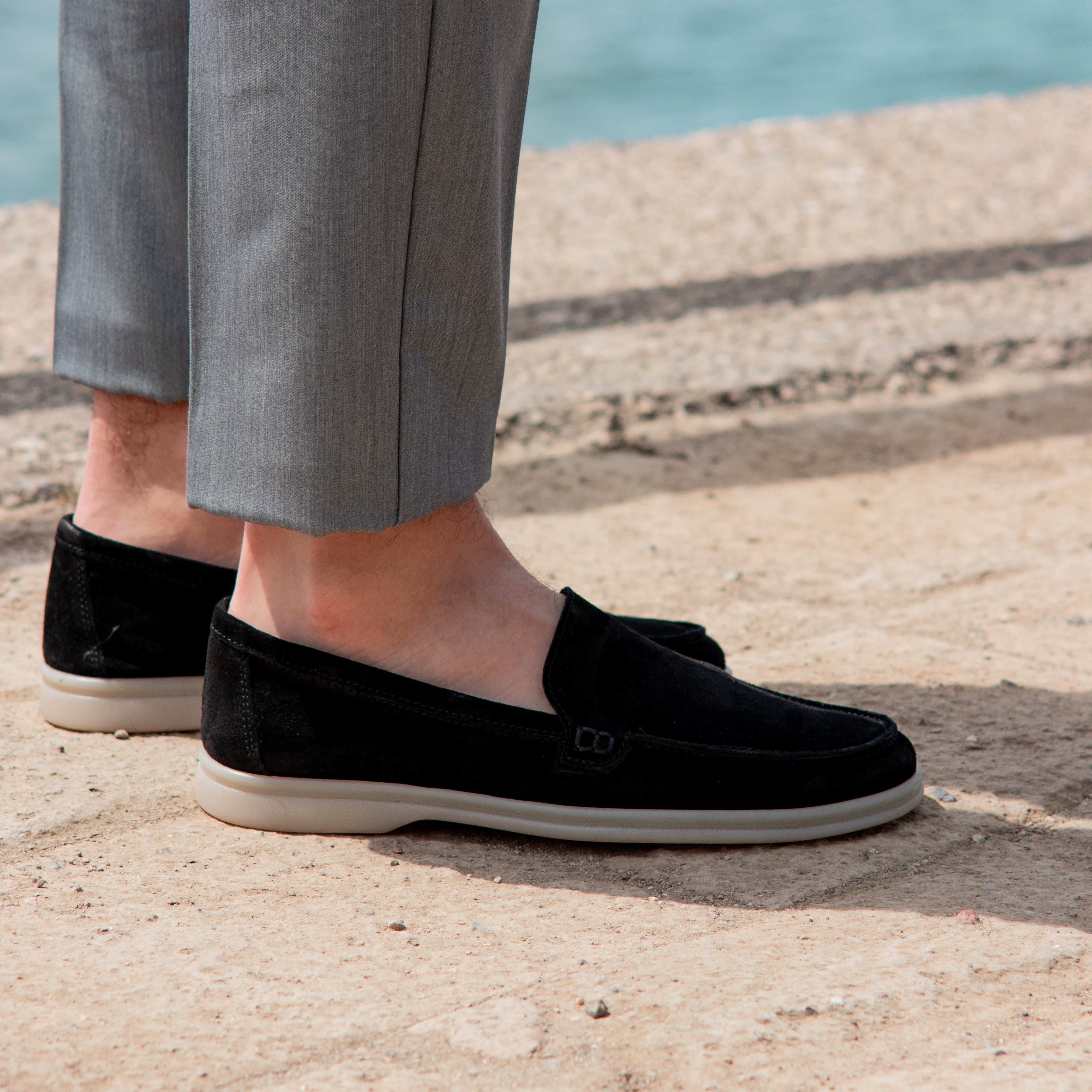 MOCASSINI IN CAMOSCIO - MADE IN ITALY