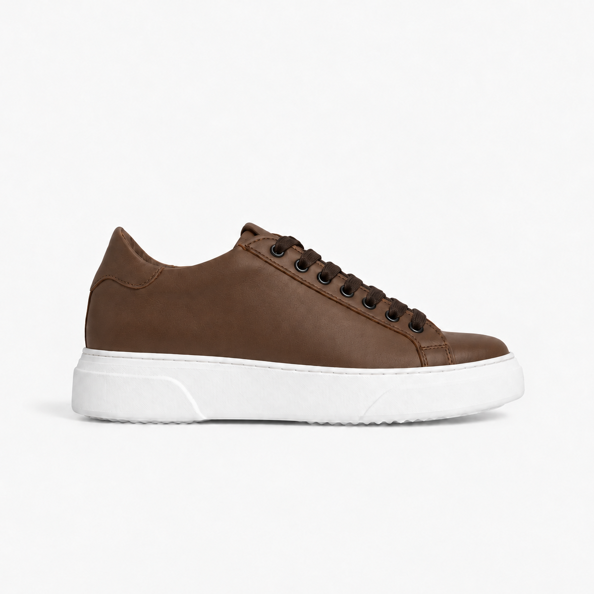 NICE SNEAKERS MARRONE PELLE