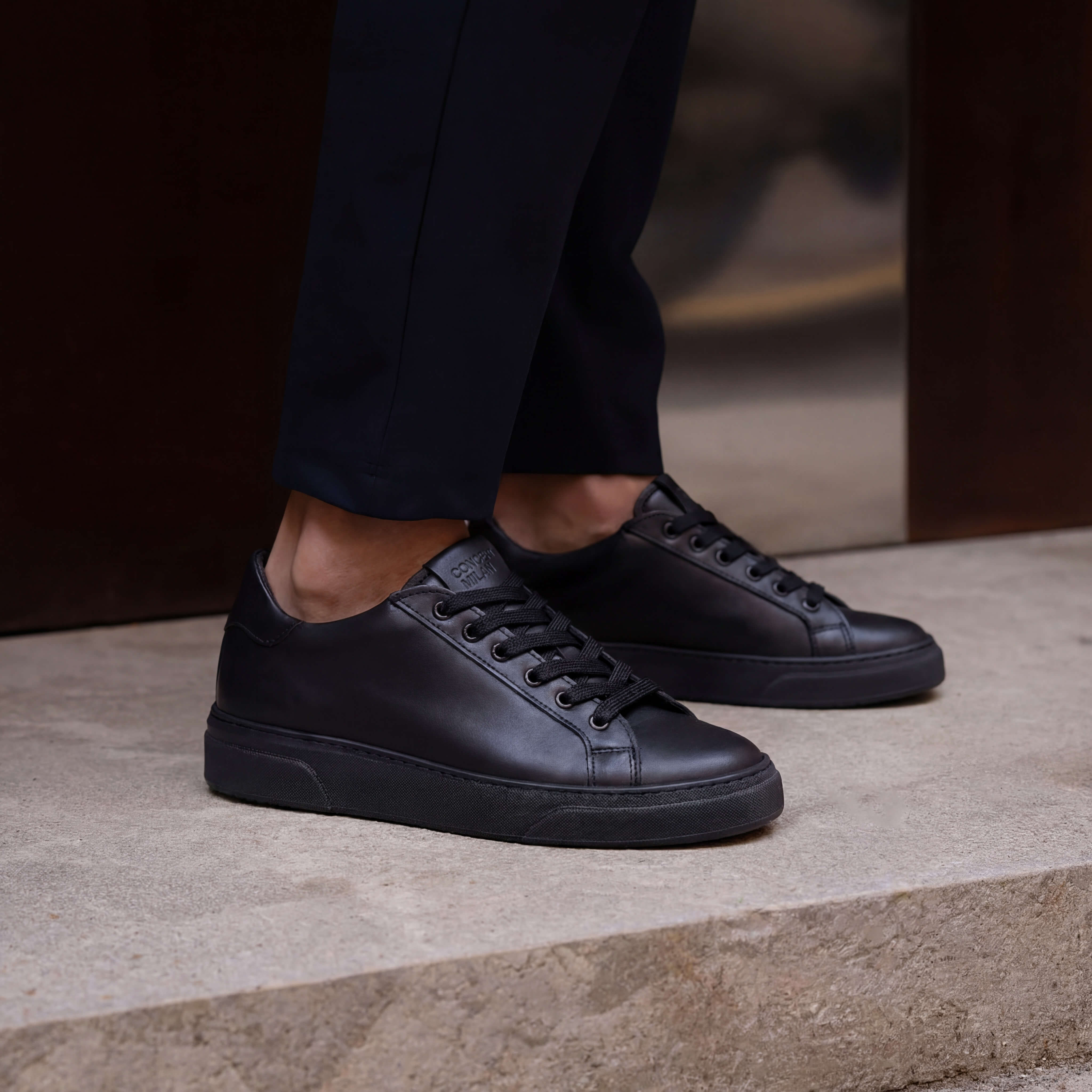 THE NICE SNEAKERS BLACK - MADE IN ITALY