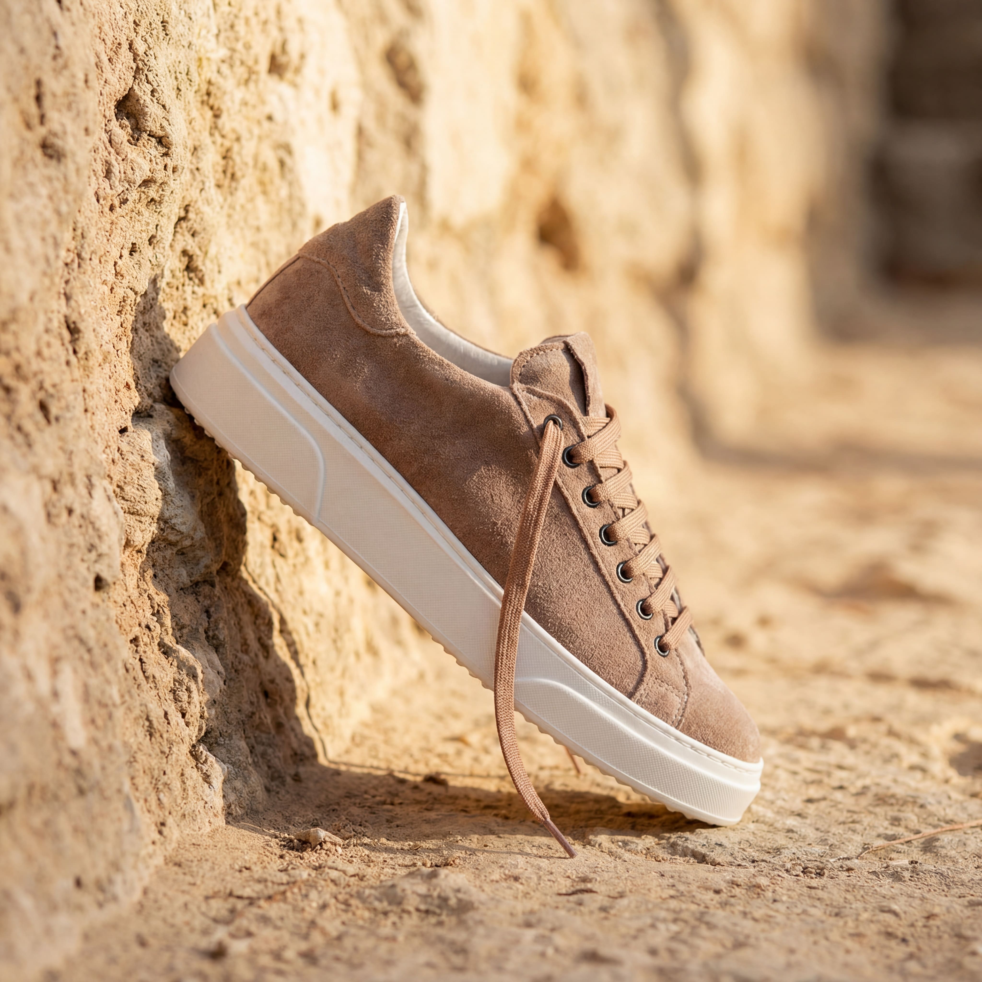 THE NICE SNEAKERS BEIGE - MADE IN ITALY