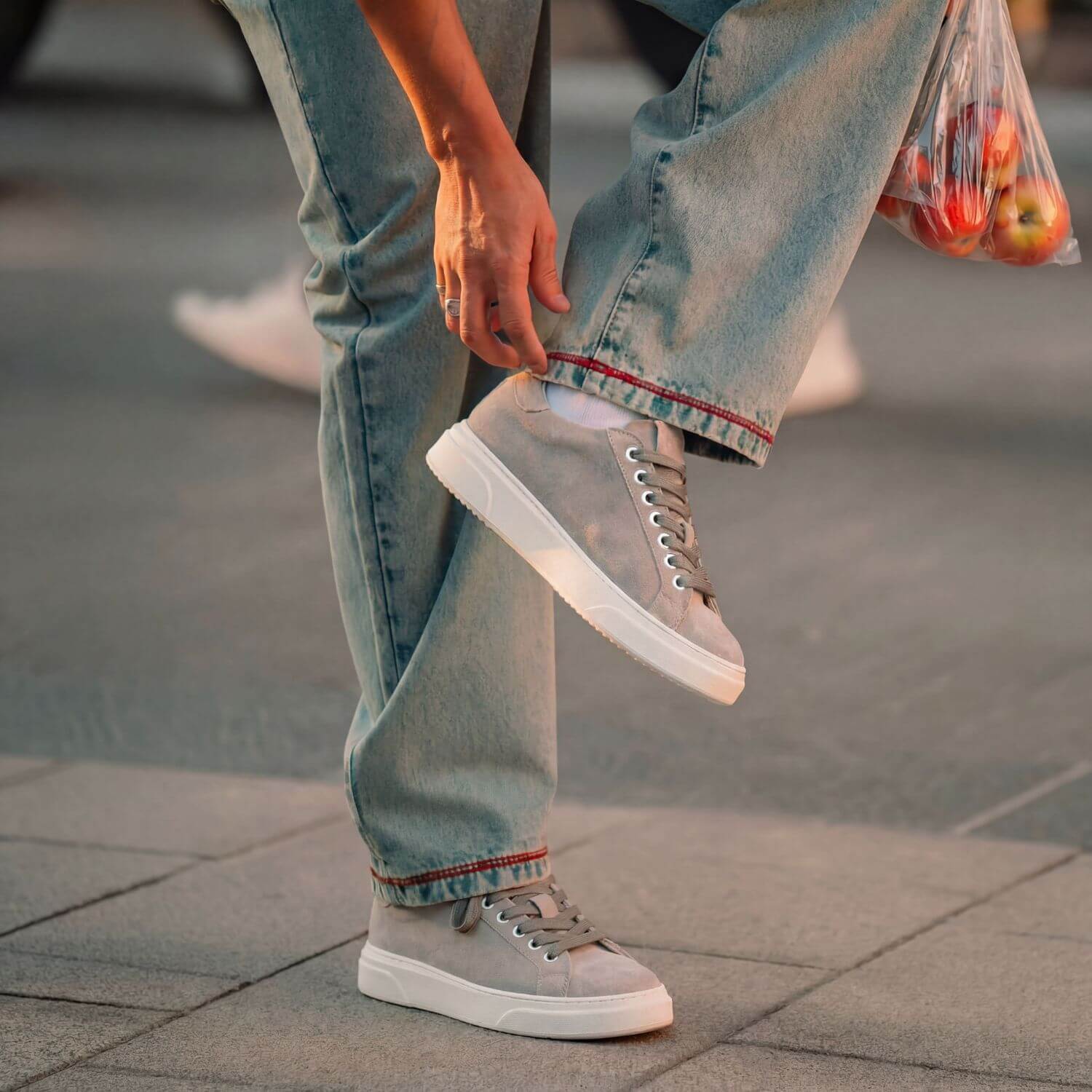 THE NICE SNEAKERS GRAY - MADE IN ITALY