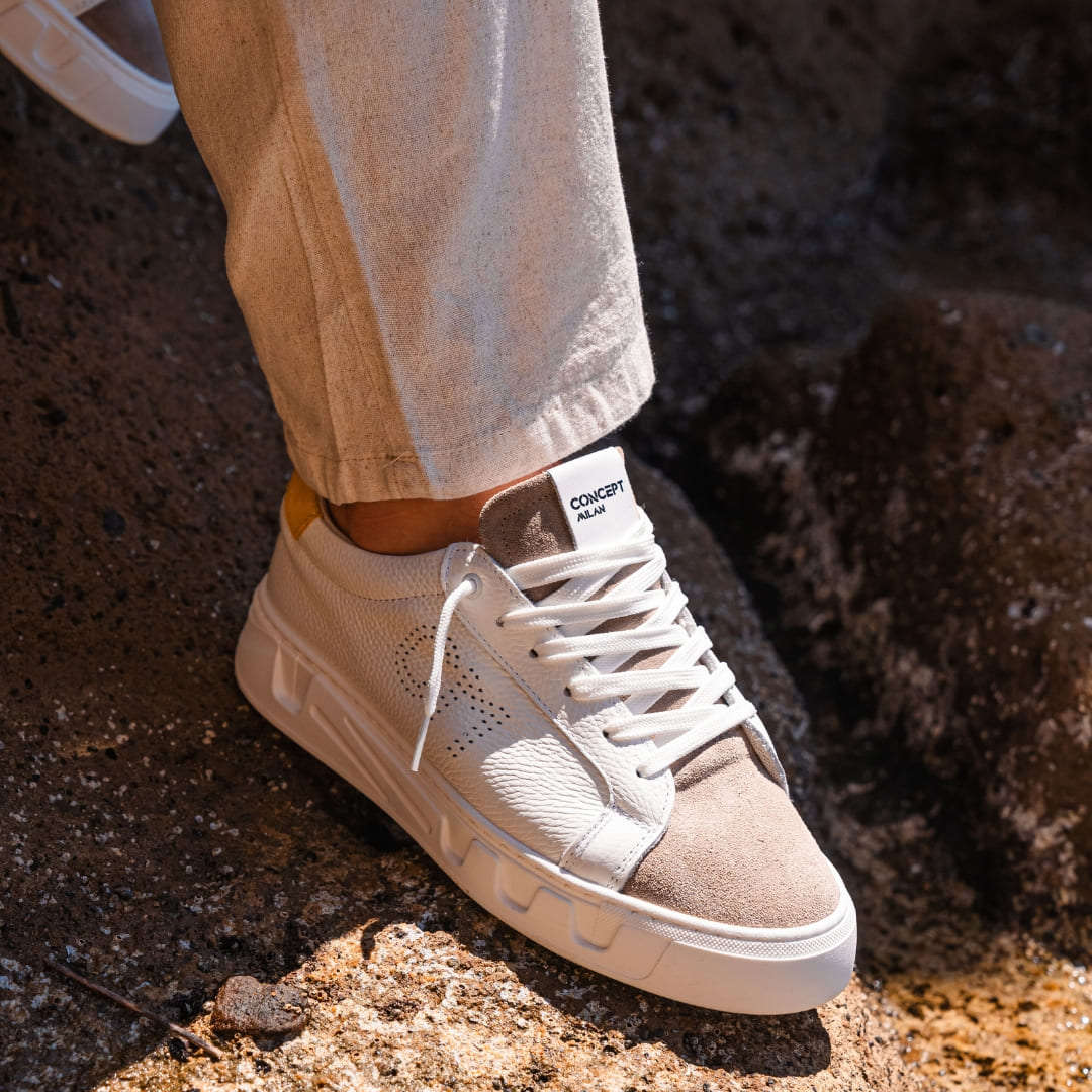 PASOL SNEAKERS GIALLO - MADE IN ITALY