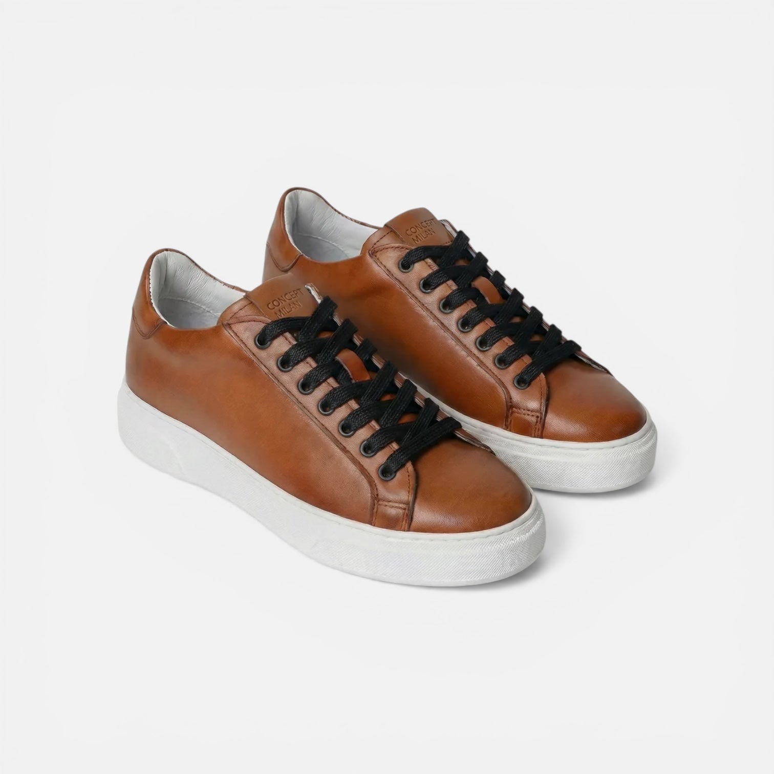 THE NICE SNEAKERS COGNAC - MADE IN ITALY