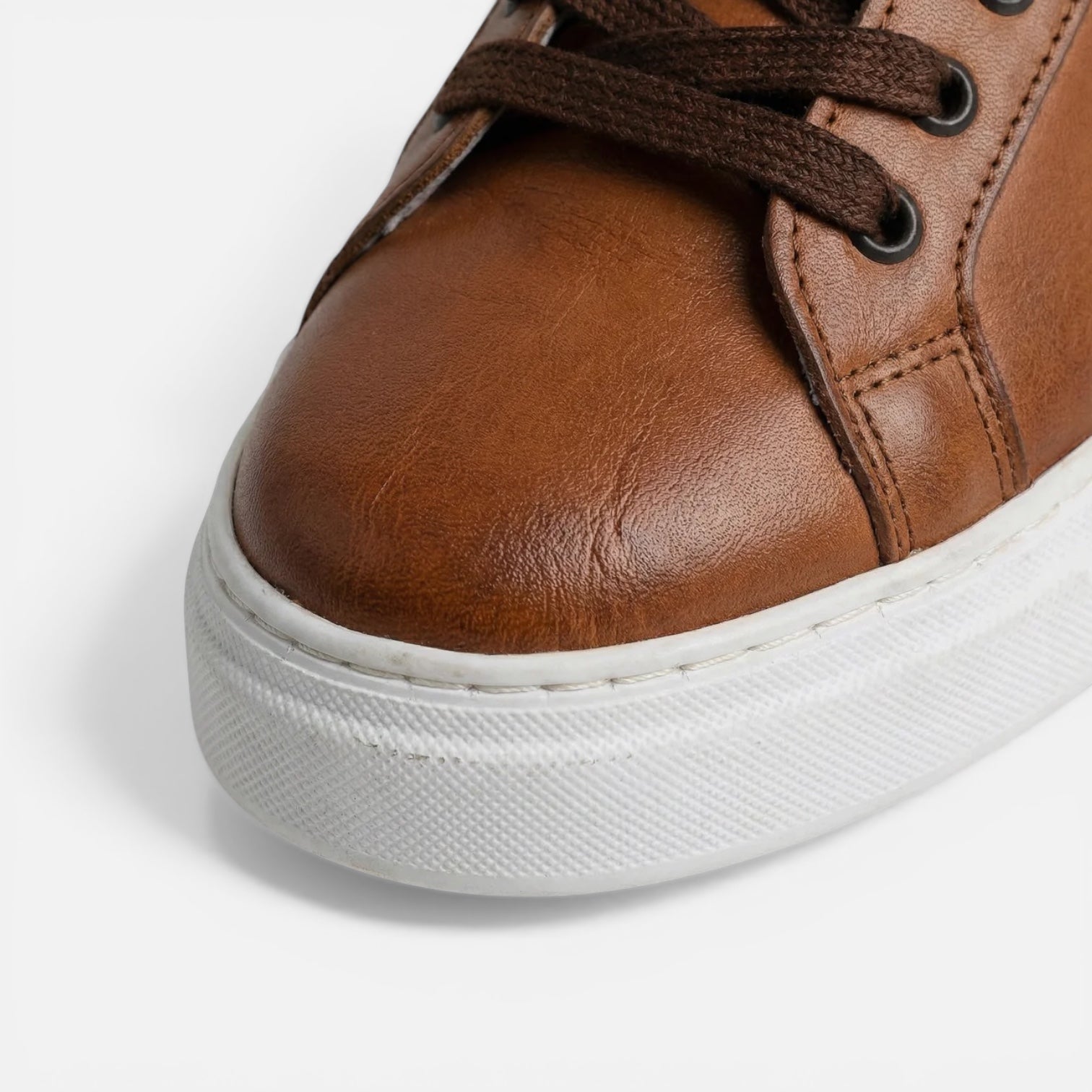 THE NICE SNEAKERS COGNAC - MADE IN ITALY
