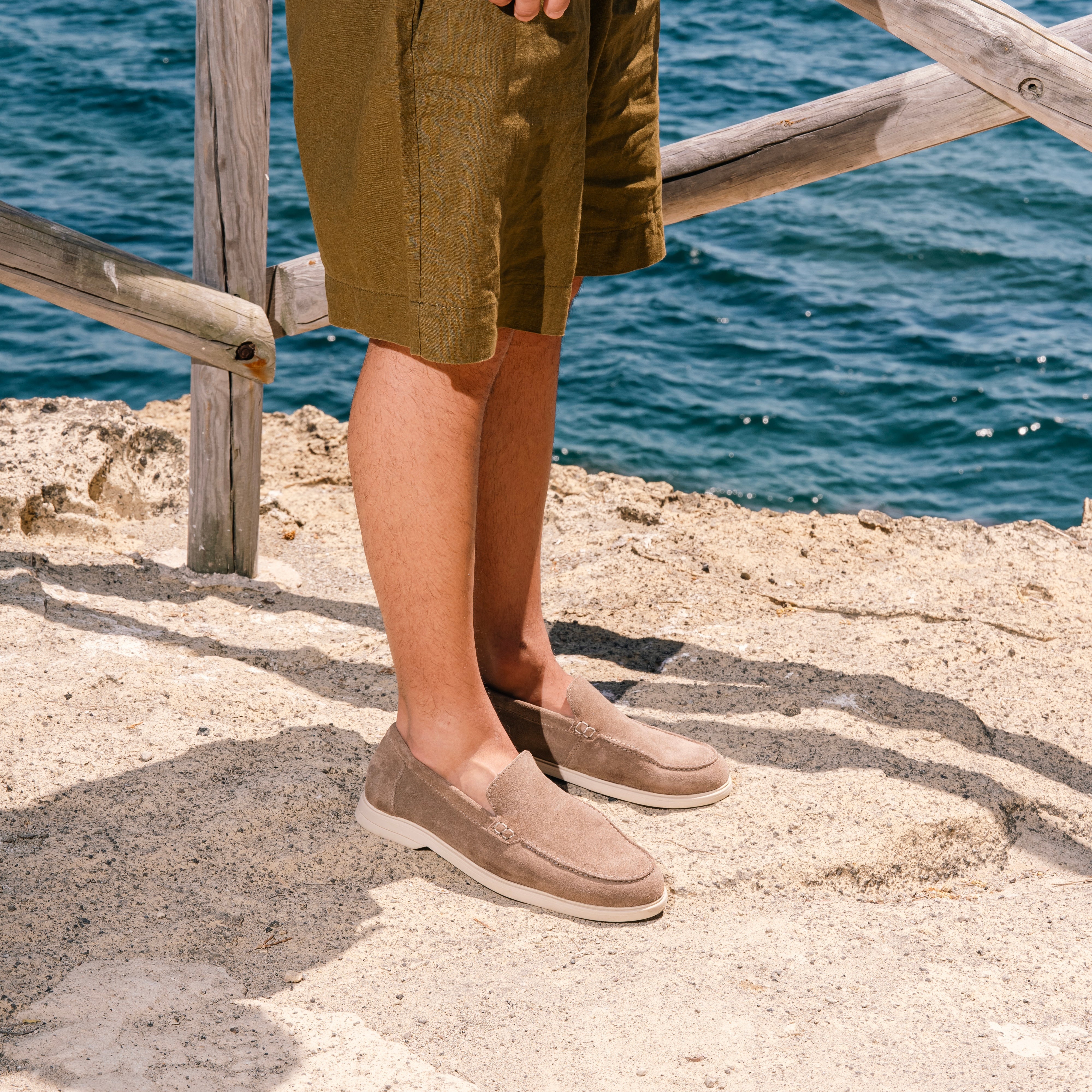 YACHT LOAFERS BEIGE - MADE IN ITALY