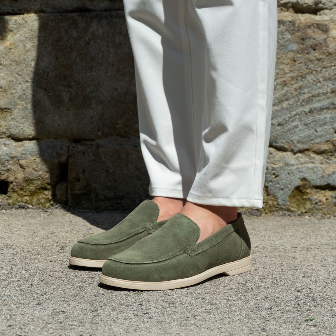 MOCASSINI YACHT VERDE - MADE IN ITALY