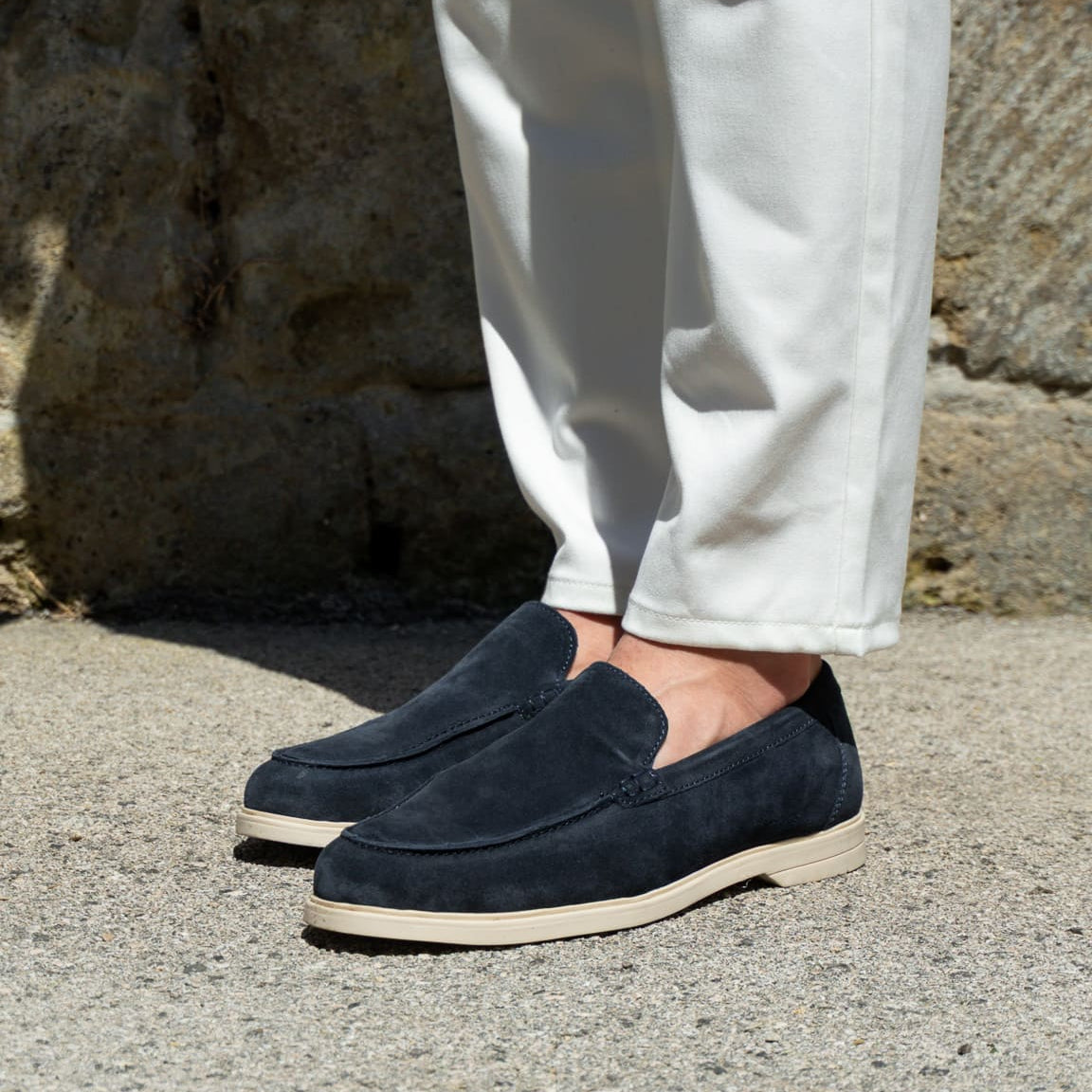 MOCASSINI YACHT BLU - MADE IN ITALY