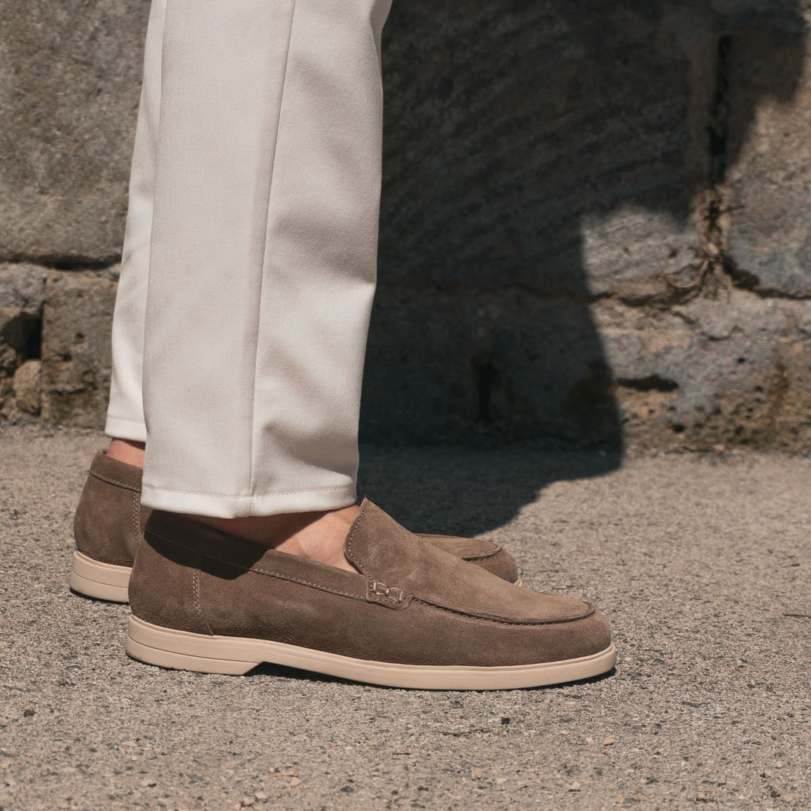 YACHT LOAFERS BEIGE - MADE IN ITALY