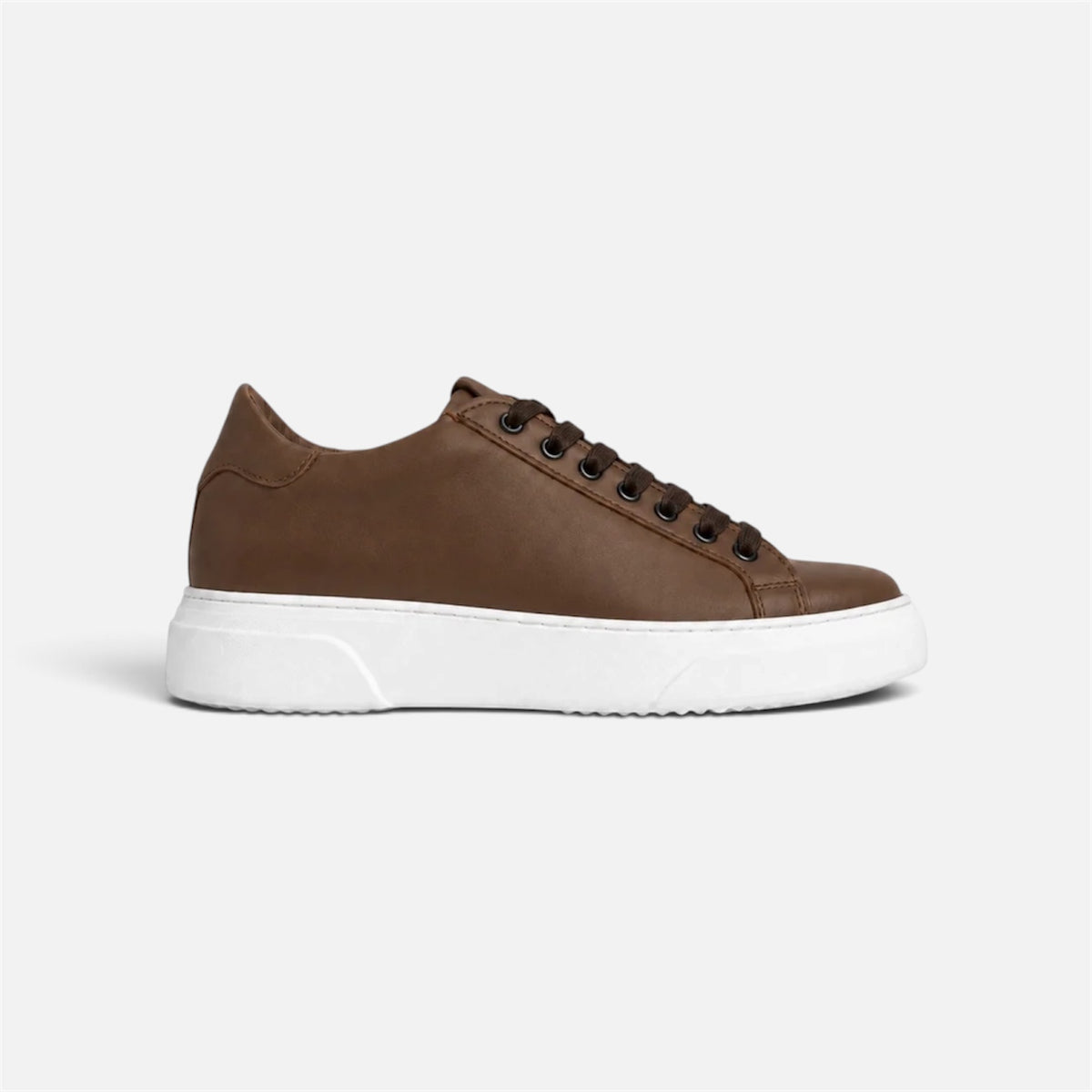 NICE SNEAKERS MARRONE PELLE