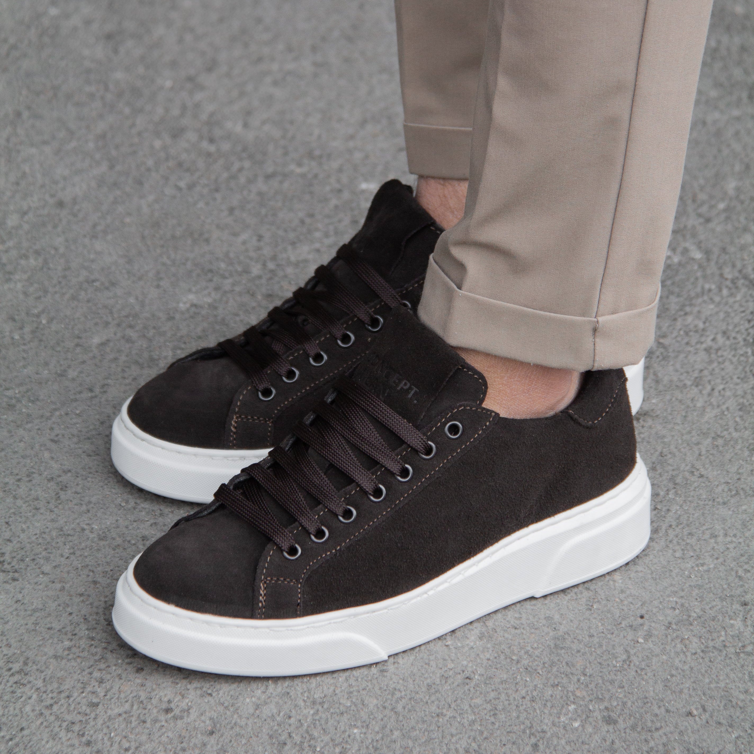 THE NICE SNEAKERS MARRONE- MADE IN ITALY