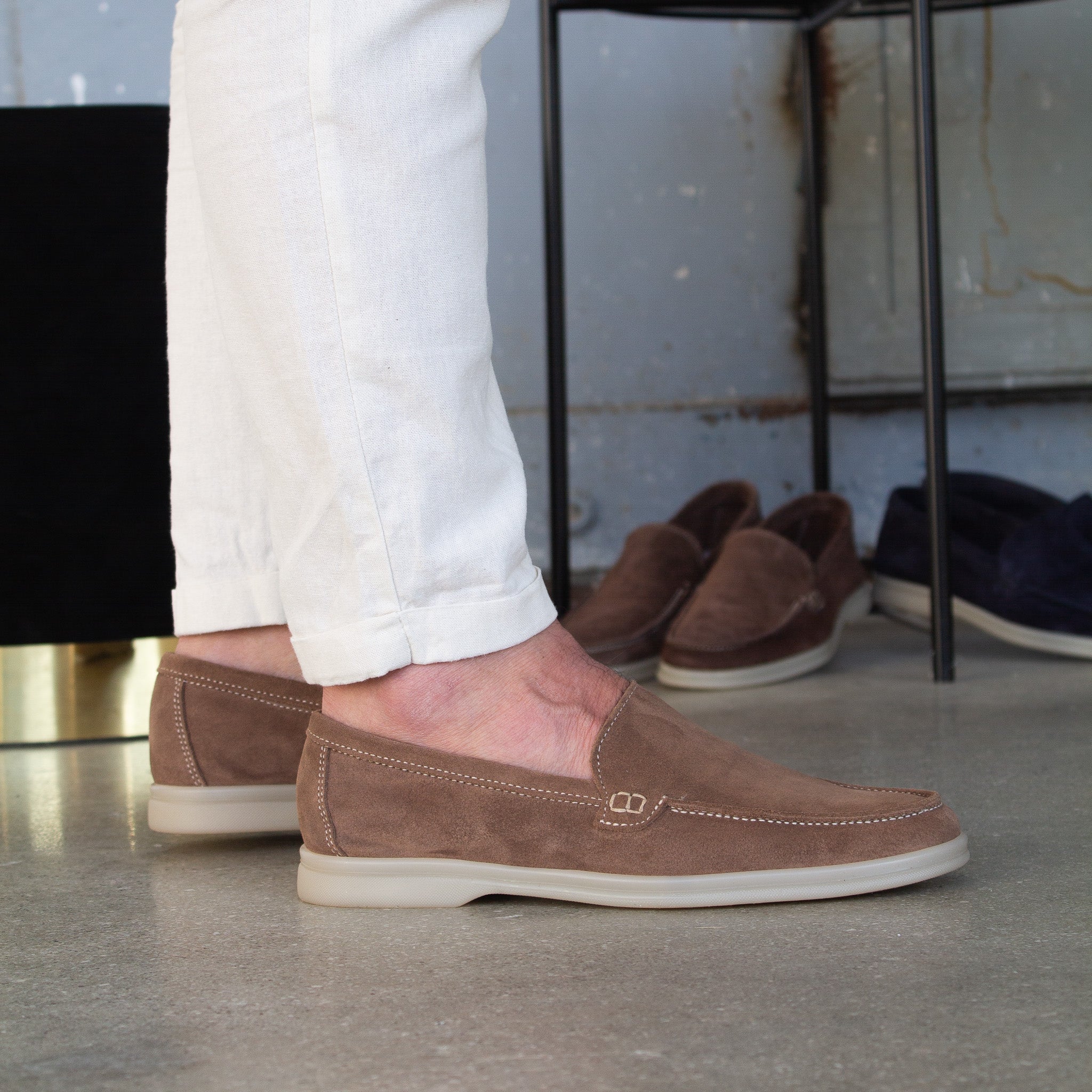 MOCASSINI IN CAMOSCIO - MADE IN ITALY