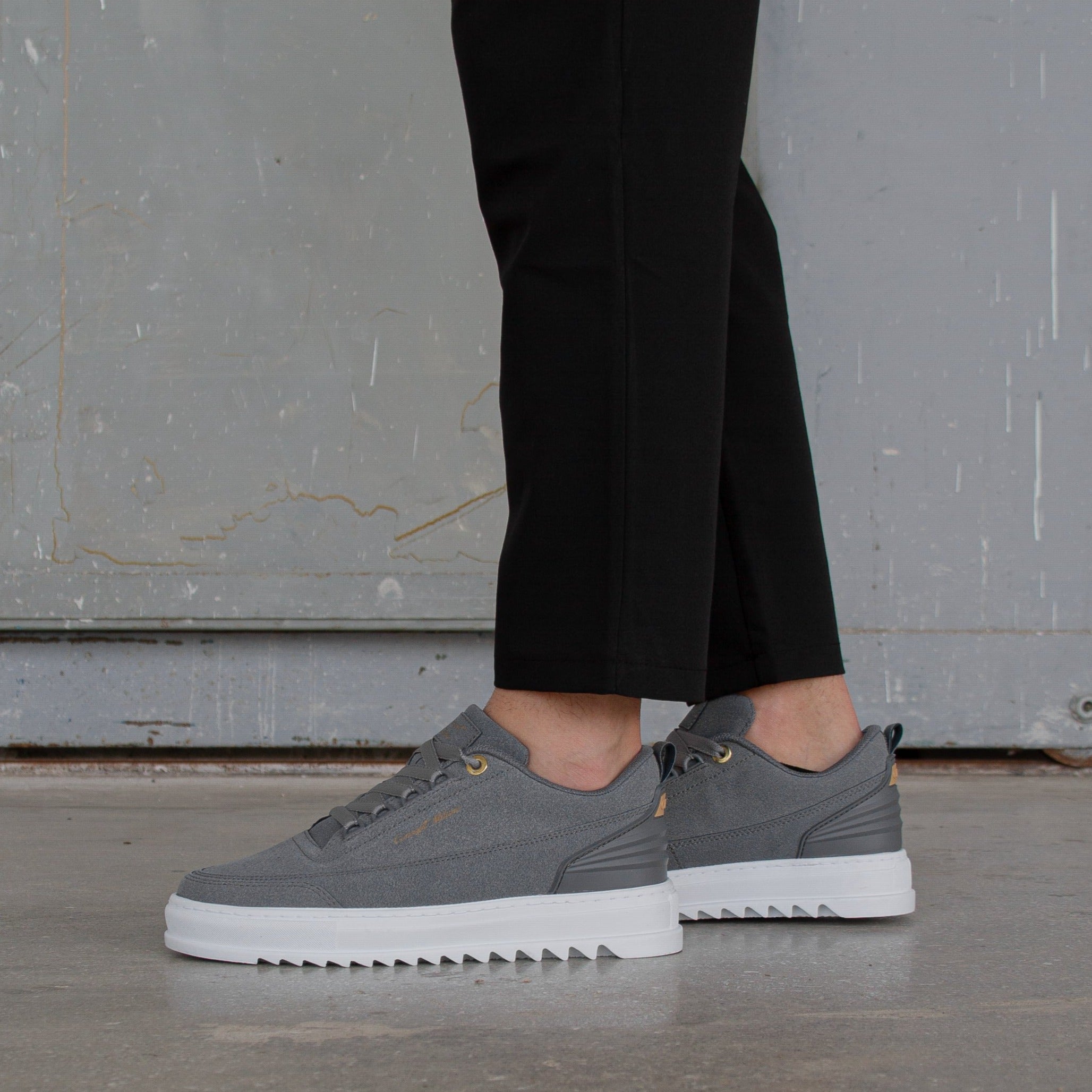 THE MILAN SNEAKERS - CAMOSCIO GRIGIO