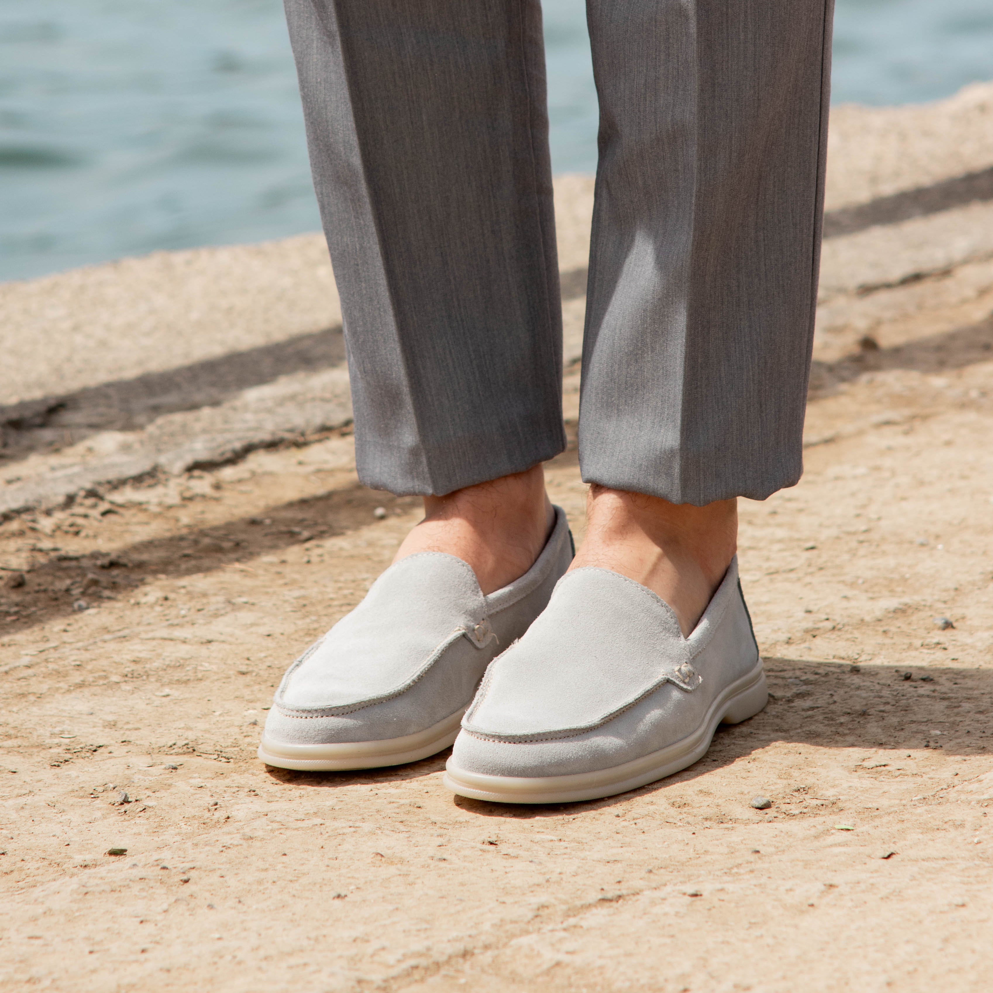 MOCASSINI IN CAMOSCIO - MADE IN ITALY