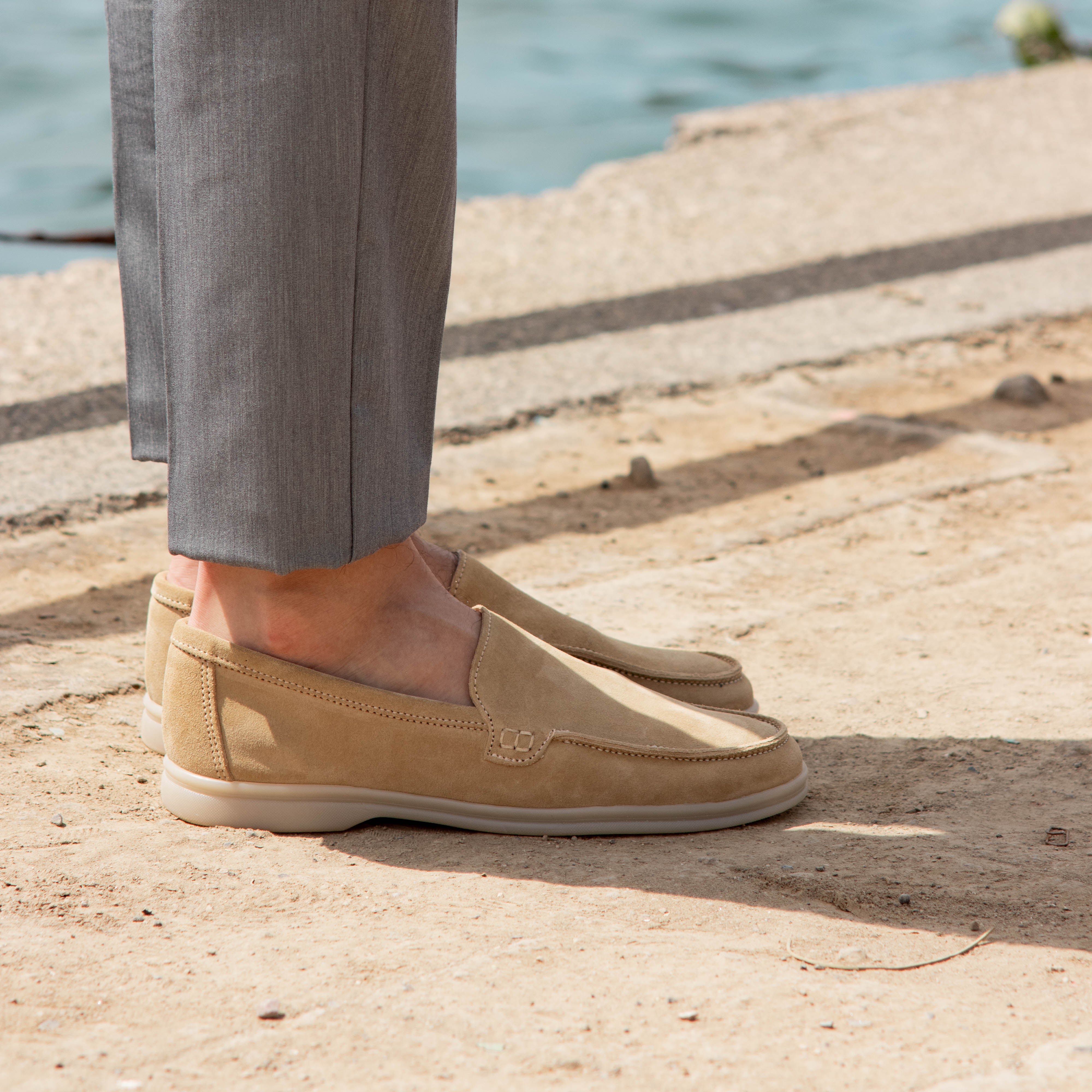 MOCASSINI IN CAMOSCIO - MADE IN ITALY