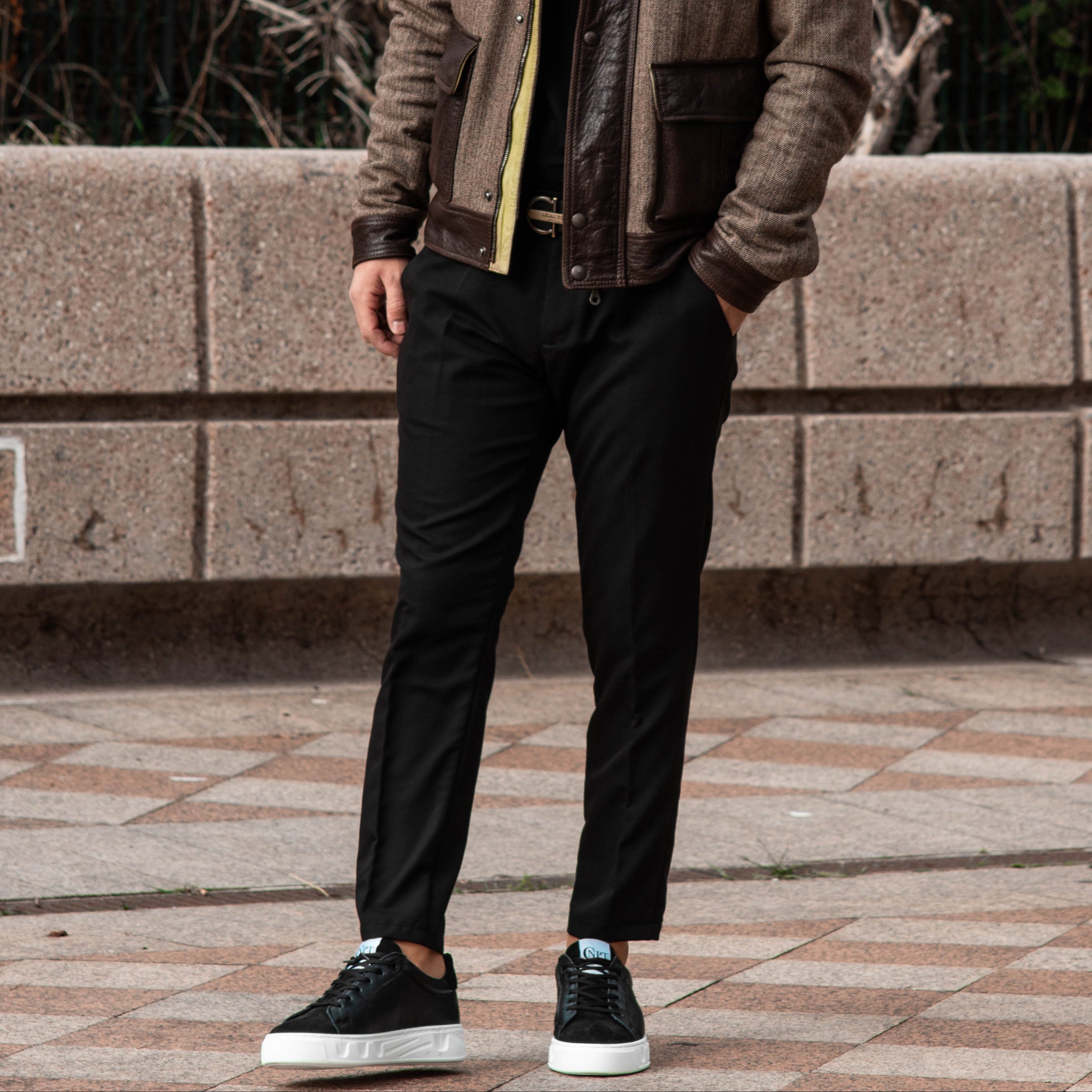 PASOL SNEAKERS BLACK - MADE IN ITALY