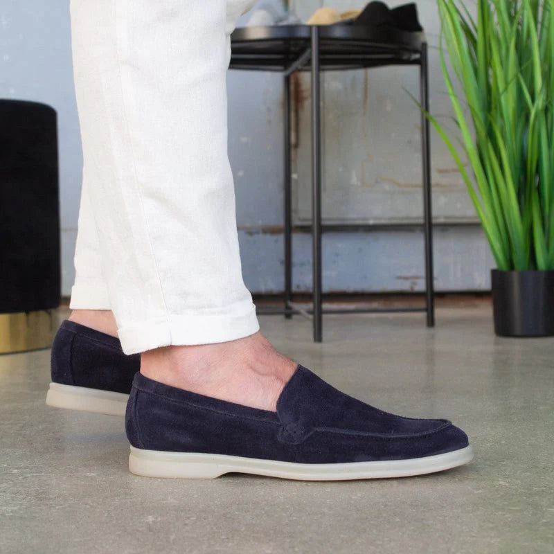 MOCASSINI IN CAMOSCIO - MADE IN ITALY