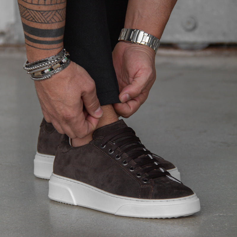 THE NICE SNEAKERS MARRONE- MADE IN ITALY